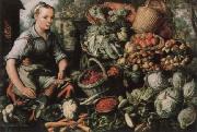Museum national market woman with fruits, Gemuse and Geflugel, Joachim Beuckelaer